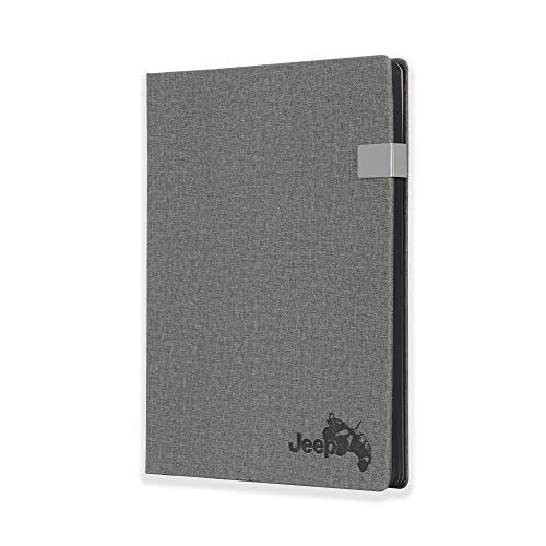 BIBELOT Hard Bound Notebook PU Leather Cover Material (14x21 cm) Slate Grey