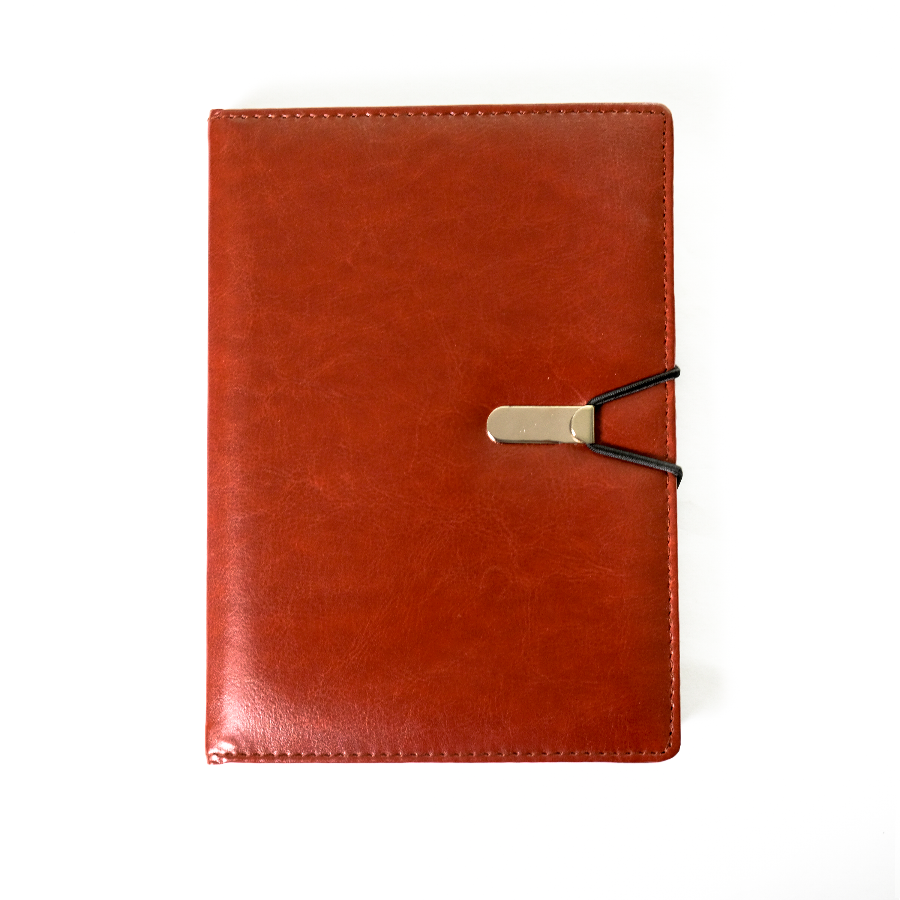 BIBELOT Hard Bound Notebook PU Leather Cover Dairies ( 23x16 cm ) Glossy Brown