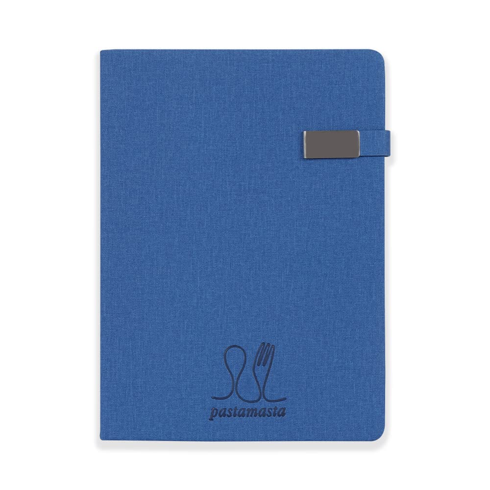 BIBELOT Hard Bound Notebook PU Leather Cover Dairies ( 27x20 cm ) COBALT BLUE